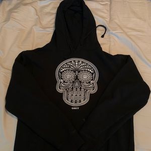 OBEY glow in the dark day of the dead sweatshirt